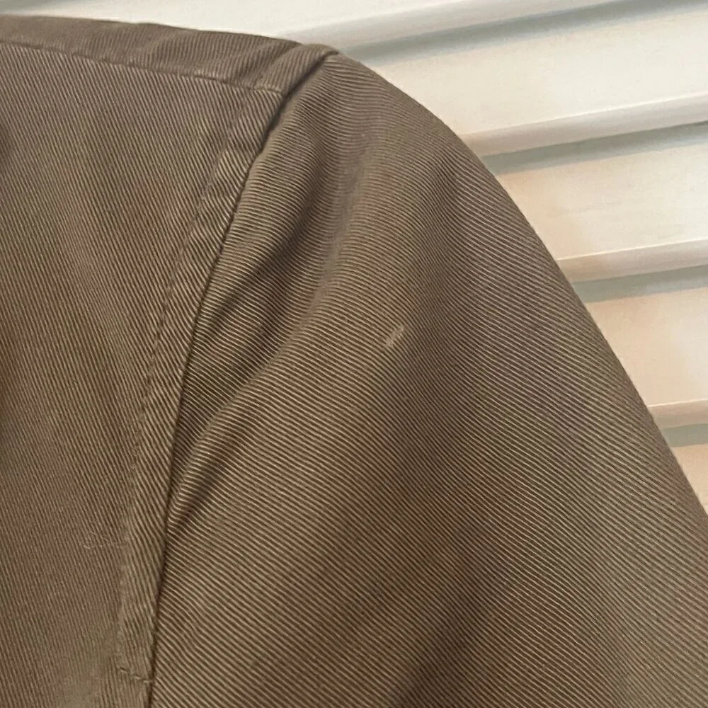 J. Crew olive chino blazer green women XS single button